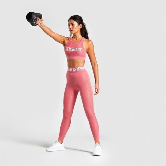 GYMSHARK NWT Movement Mesh Leggings Size XS Rose Slate Color $55 MSRP - Picture 1 of 7